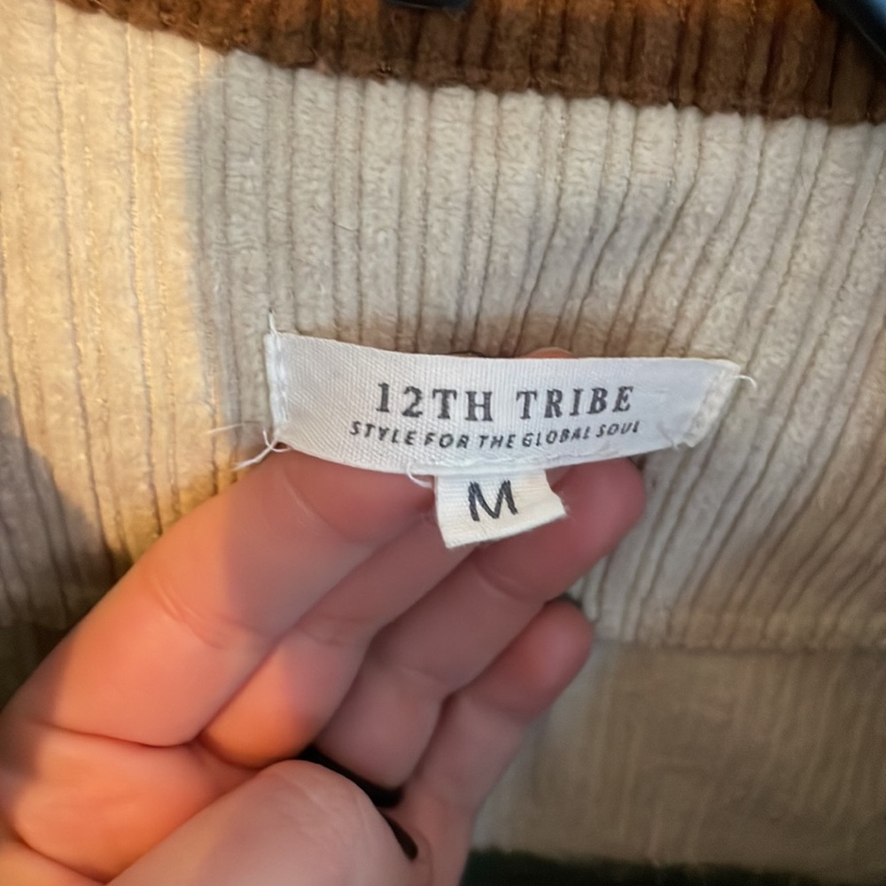 12th Tribe Multicolor Corduroy Jacket - Picture 2 of 3